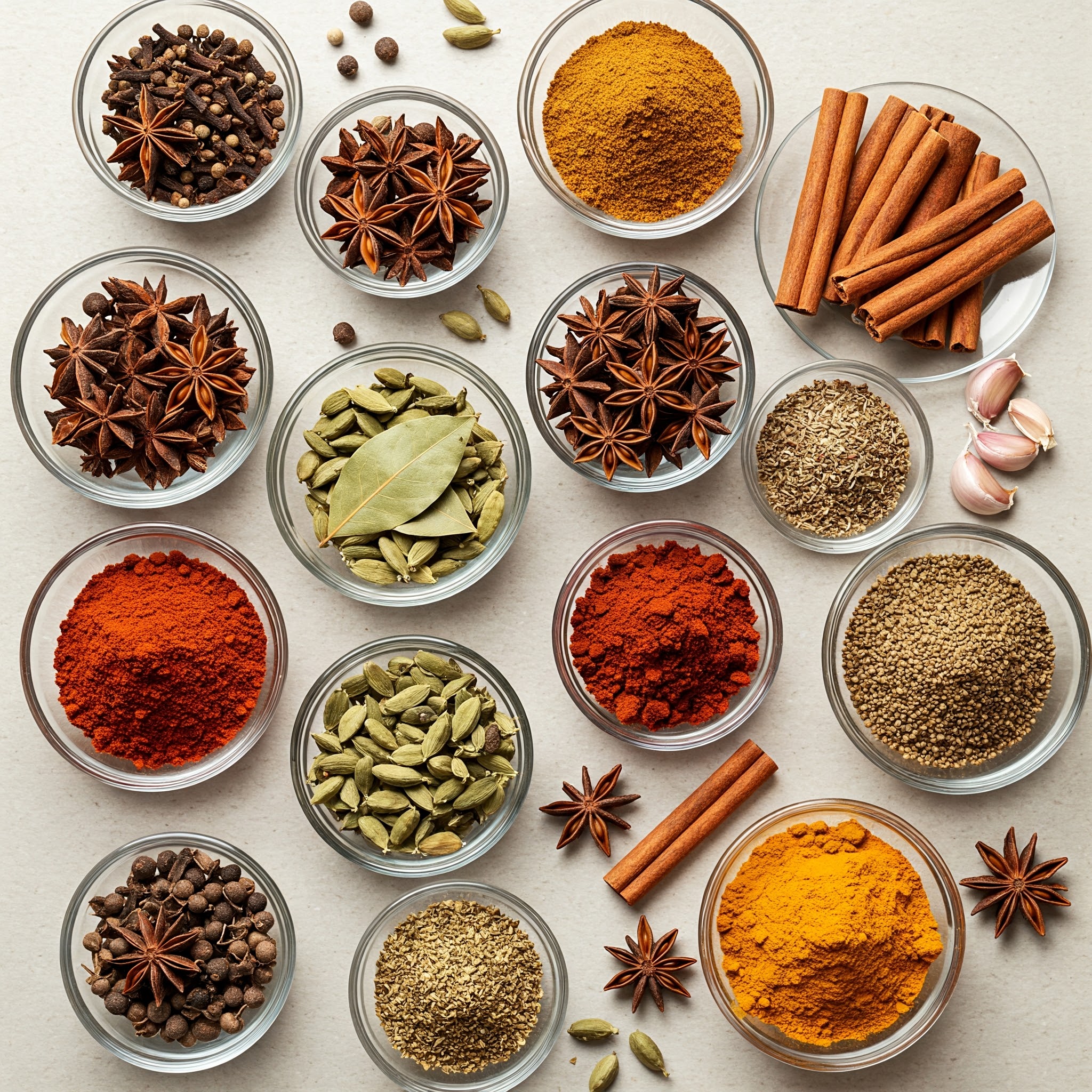 whole indian spices